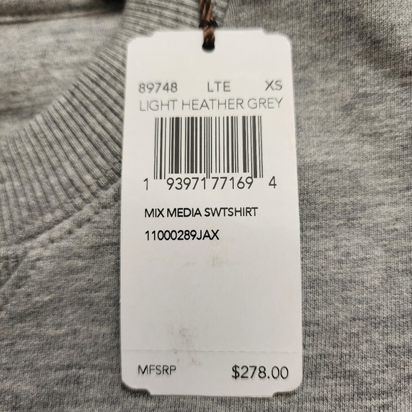 Mens Coach Mix Media Sweatshirt Size XS - Picture 4 of 11